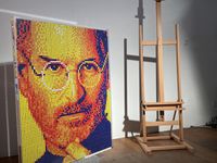Design mit Amazing Cube Art - Steve Jobs