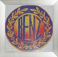 Benz Logo Zauberwürfel Mosaik