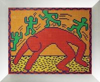 Keith Haring Zauberwürfel Mosaik